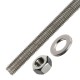 Threaded Bar, Nuts & Washers